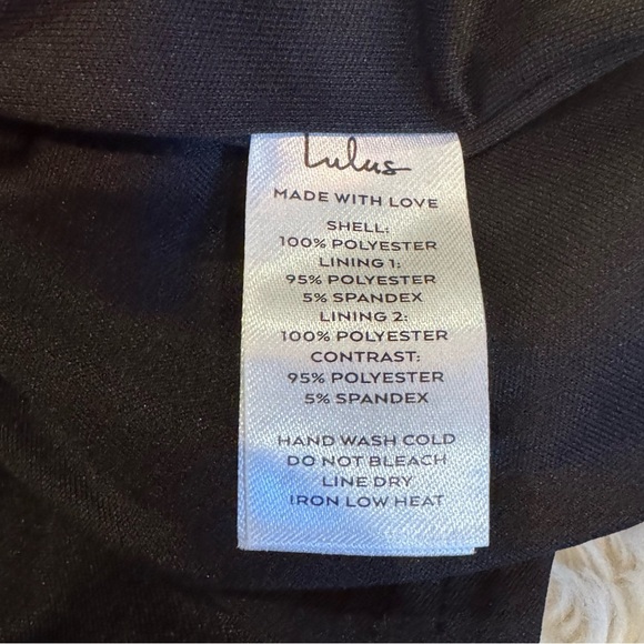 NWT Lulus Peak Poise Black Tulle Ruffled Bodycon Mini Dress - Size Small - Picture 5 of 5